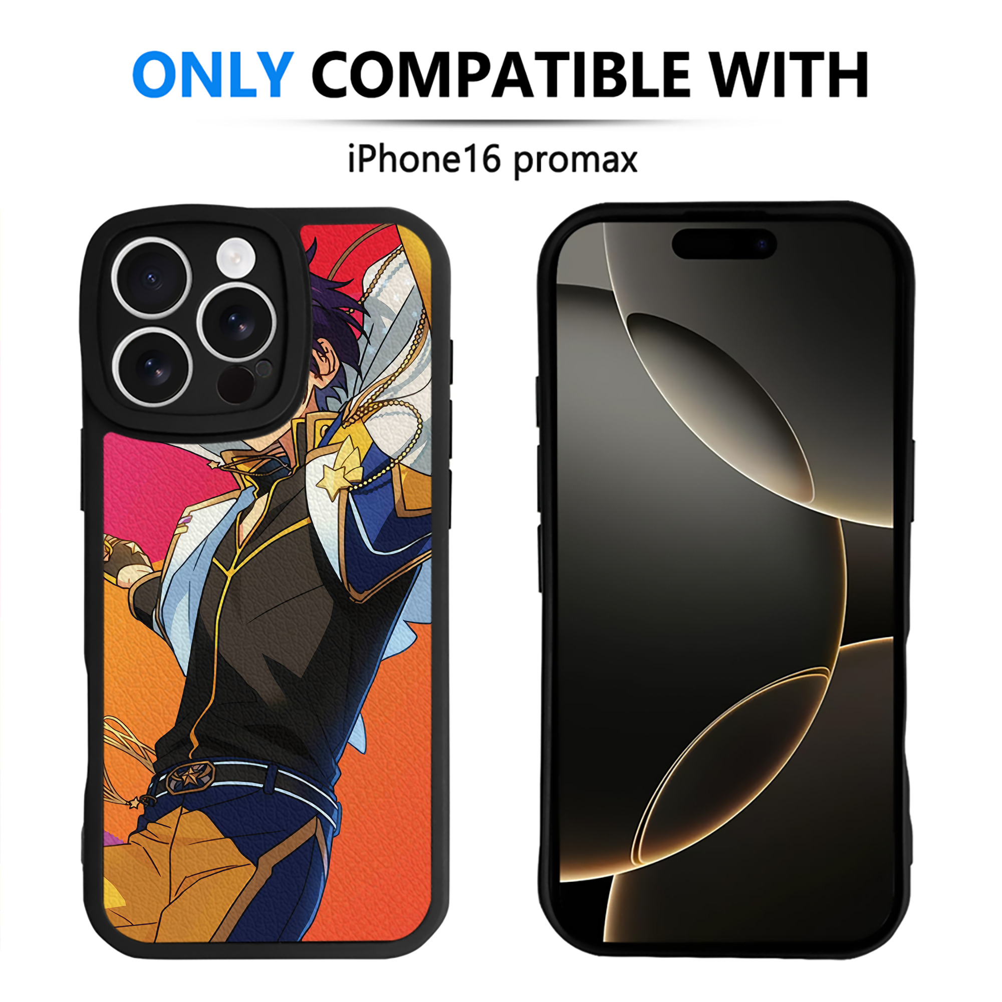 （画像用） あんさんぶるスターズ! Ensemble Stars 【iPhone 16シリーズ対応】シリコンスマホケース（レザー調） 材質：シリコン